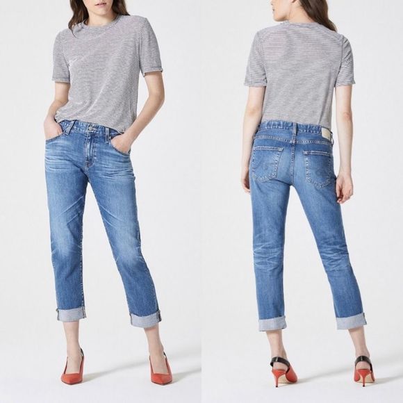 AG Adriano Goldschmied Womens Ex-boyfriend Slim Jeans in 14 years foxtail Size 3 - Picture 1 of 12